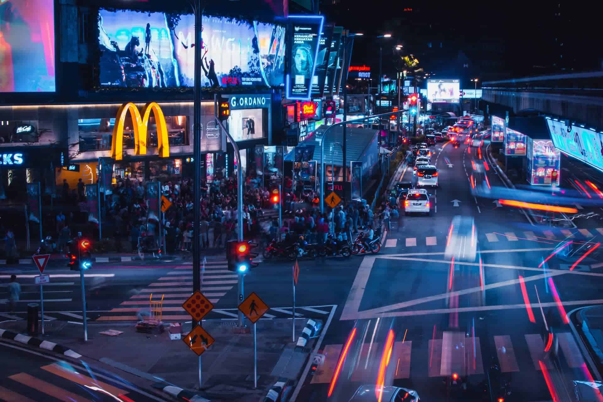 Kuala Lumpur Times Square at Night