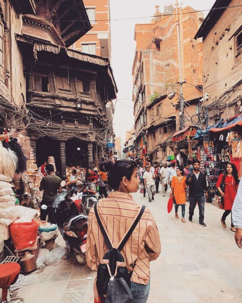 Narrow alley in AsonBhaktapur