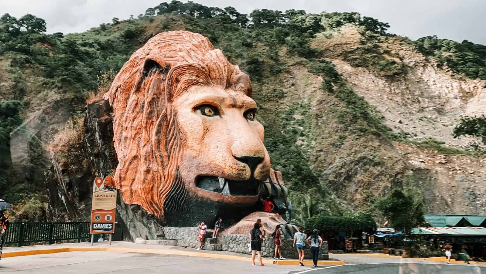 The Lion's Head in Baguio City