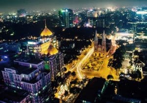 Dist_1 HCMC - Vietnam - at night (1)